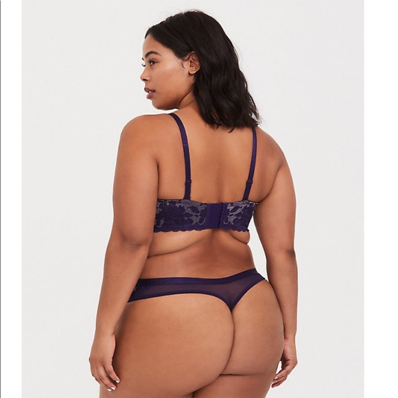 Torrid Purple Push-up and Strapless Bra - Picture 8 of 12
